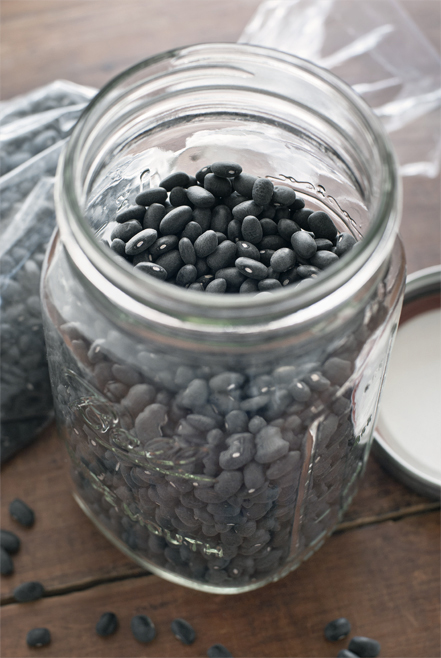 Black Beans in a Jar